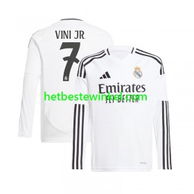 Real Madrid Vinicius Junior 7 Voetbalshirts Thuis 2024-25 - LS